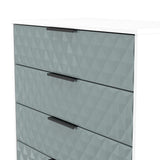 Harlequin 4 Drawer Chest with Black Hairpin Legs