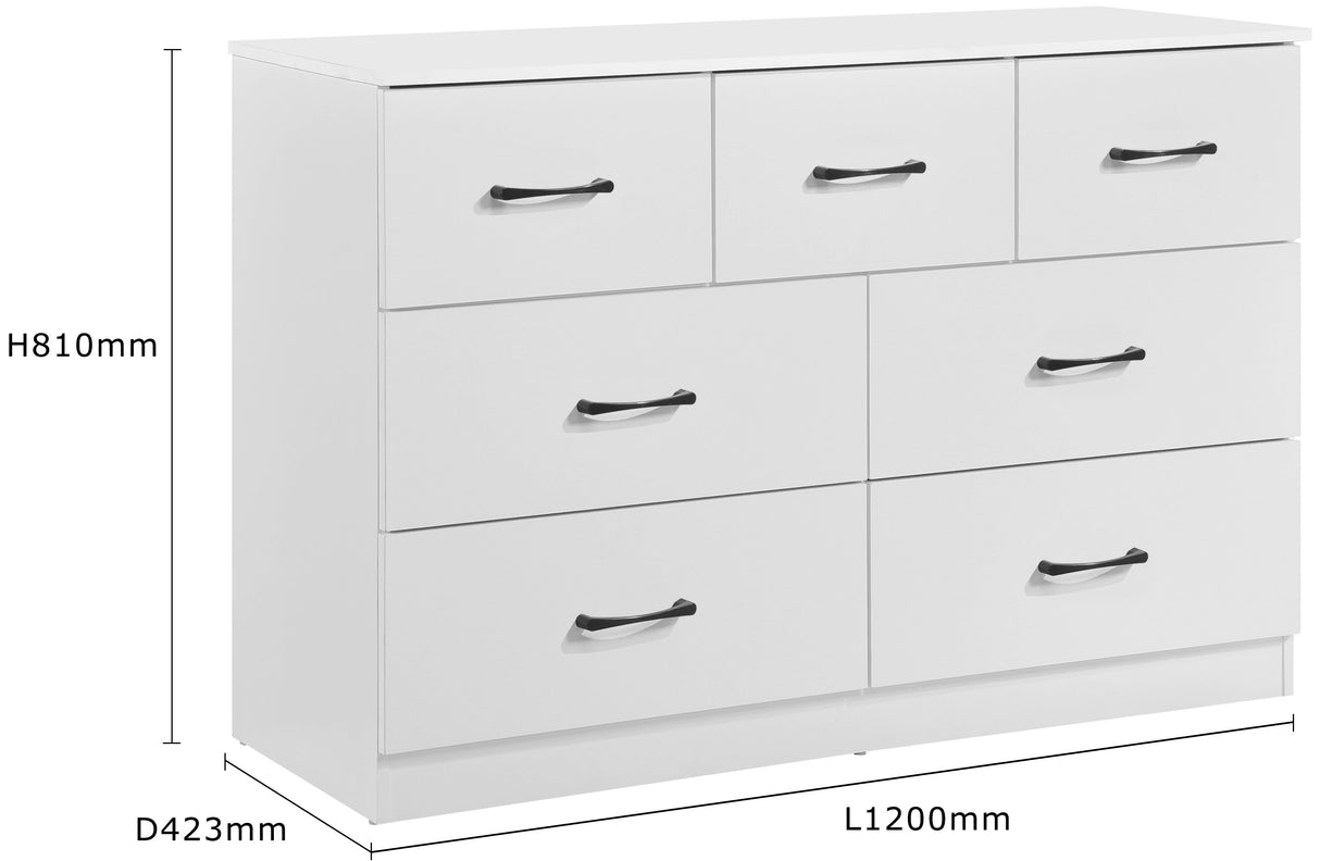 Paddington 7 Drawer Chest of Drawers