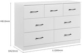 Paddington 7 Drawer Chest of Drawers