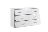 Paddington 3 Door Wardrobe & 7 Drawer Chest 4 Piece Bedroom Set