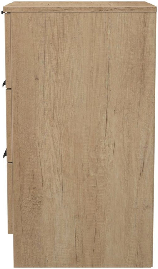 Java 3 Drawer Bedside Table