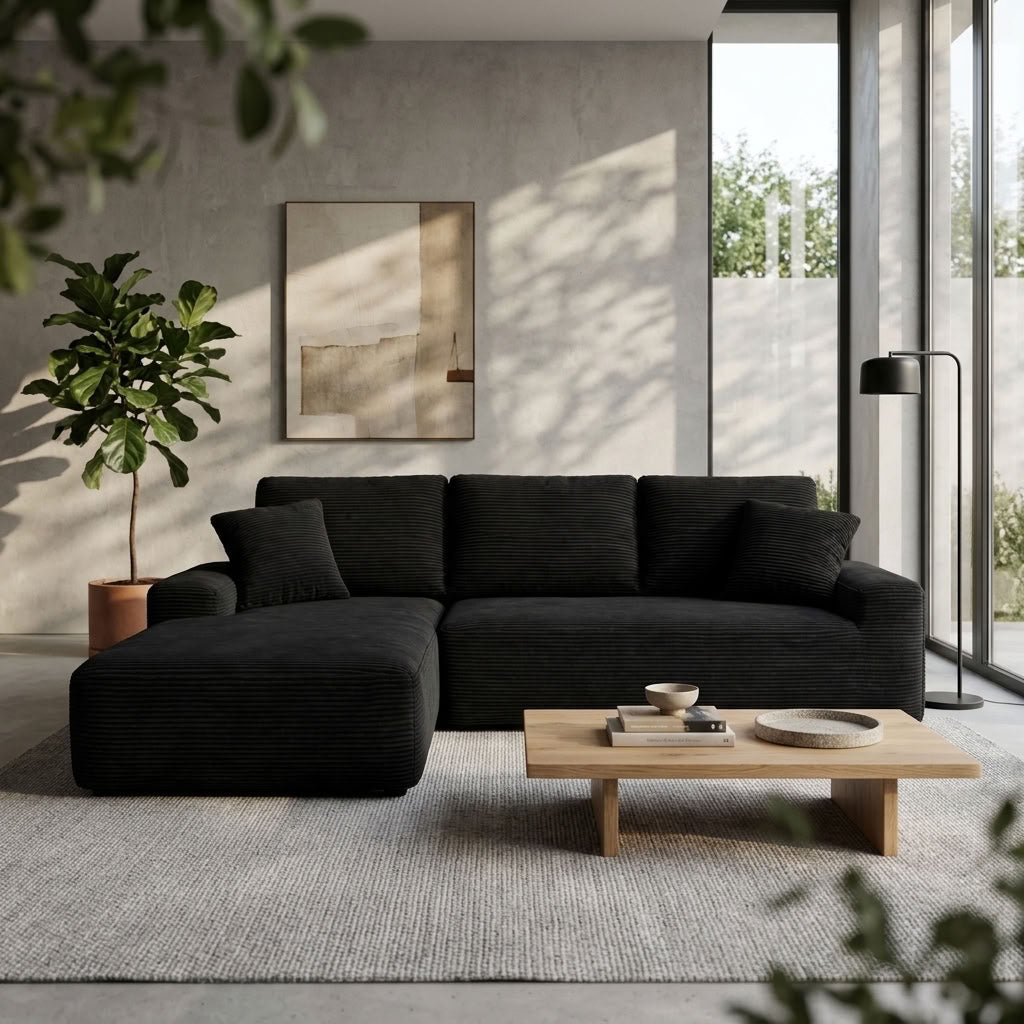 Cove Boneless Compressed Corner Chaise Sofa