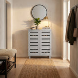 Euston Modern 2 Door Shoe Storage Cabinet