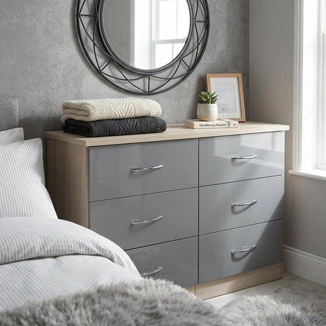 Nevada 6 Drawer Chest of Drawers