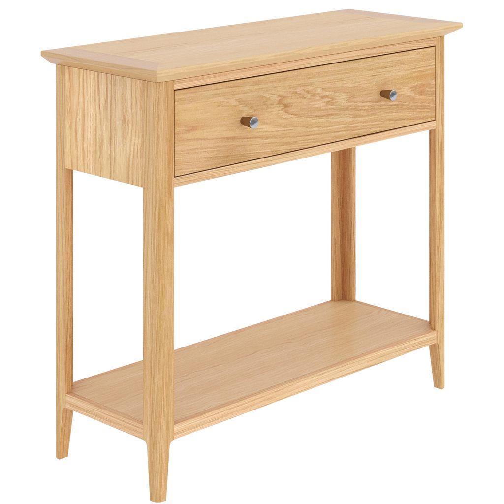 Saxon 1 Drawer Open Shelf Console Table