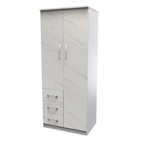 Avon 3 Drawer 2 Door Double Combination Wardrobe