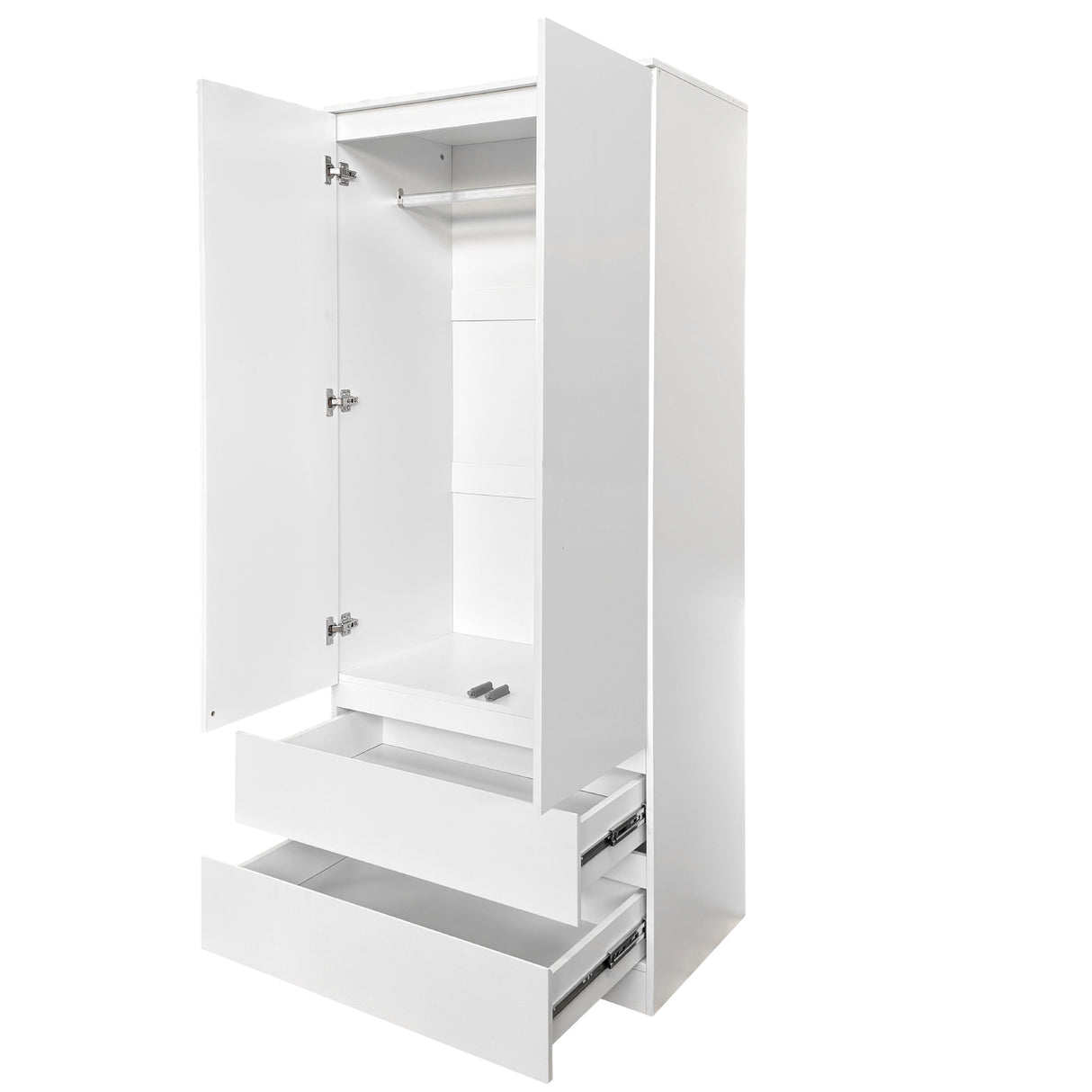 Soho 2 Door Wardrobe, 4 Drawer Chest & Bedside Tables 4 Piece Bedroom Set