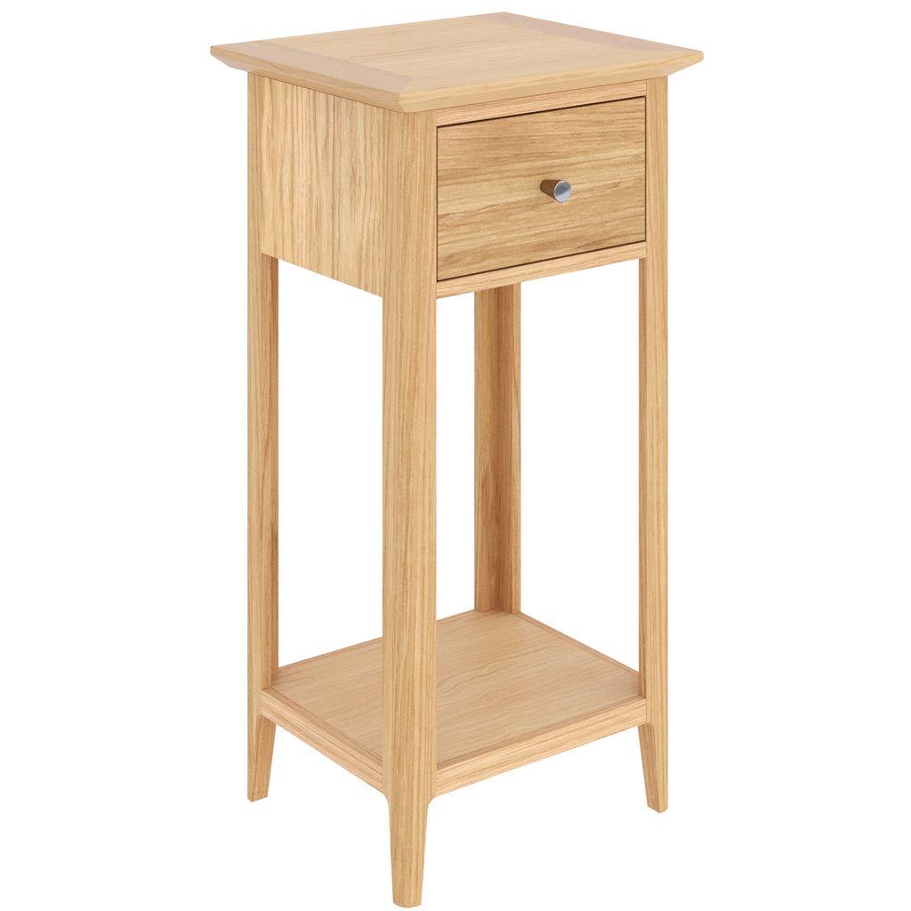 Saxon 1 Drawer Open Shelf Hall Table