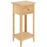 Saxon 1 Drawer Open Shelf Hall Table