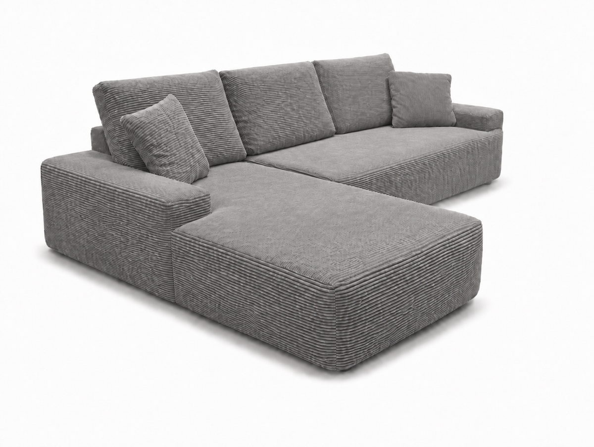 Cove Boneless Compressed Corner Chaise Sofa