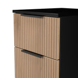 Java 3 Drawer Bedside Table