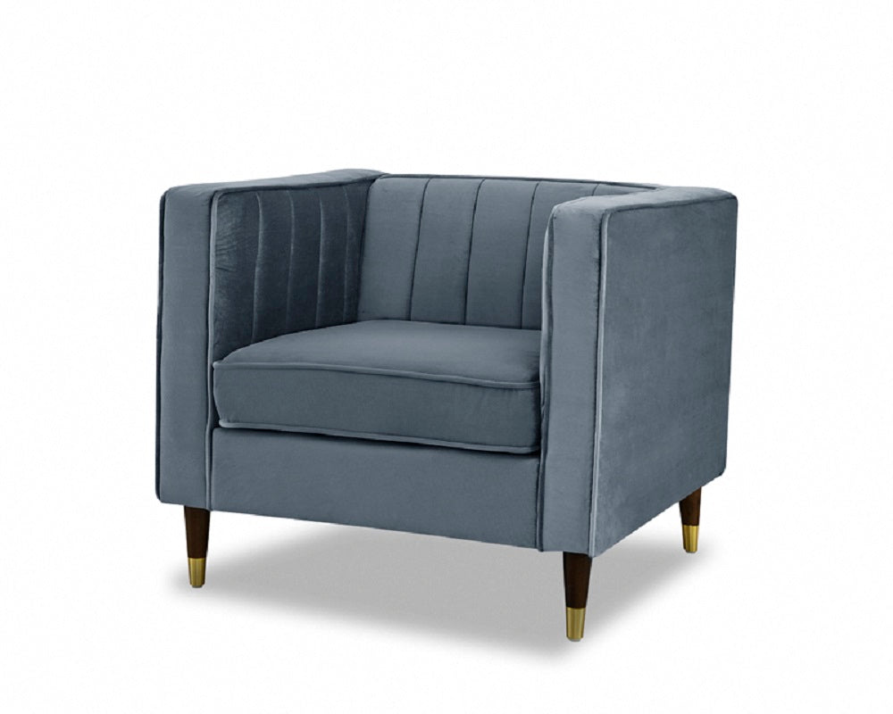 Tammy Velvet 1 Seater Sofa