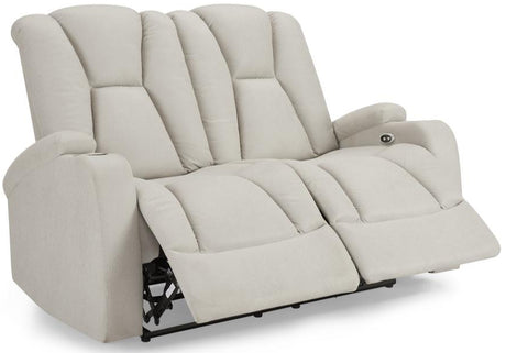 Hazel Air Leather 2 Seater Electric Reclining Sofa