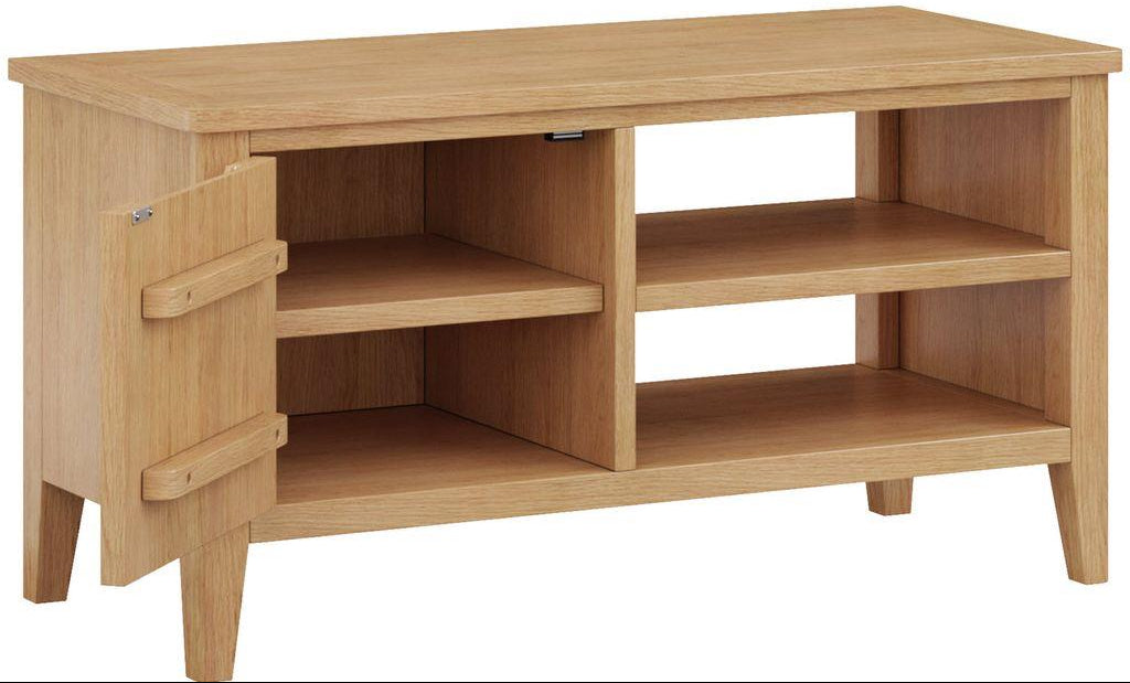 Hudson 1 Door Open Shelf Small TV Unit