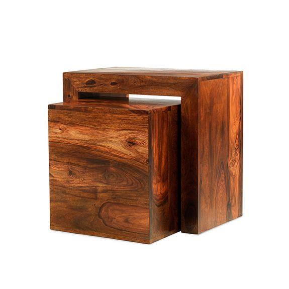 Sequoia Set of 2 Cube Nesting Tables