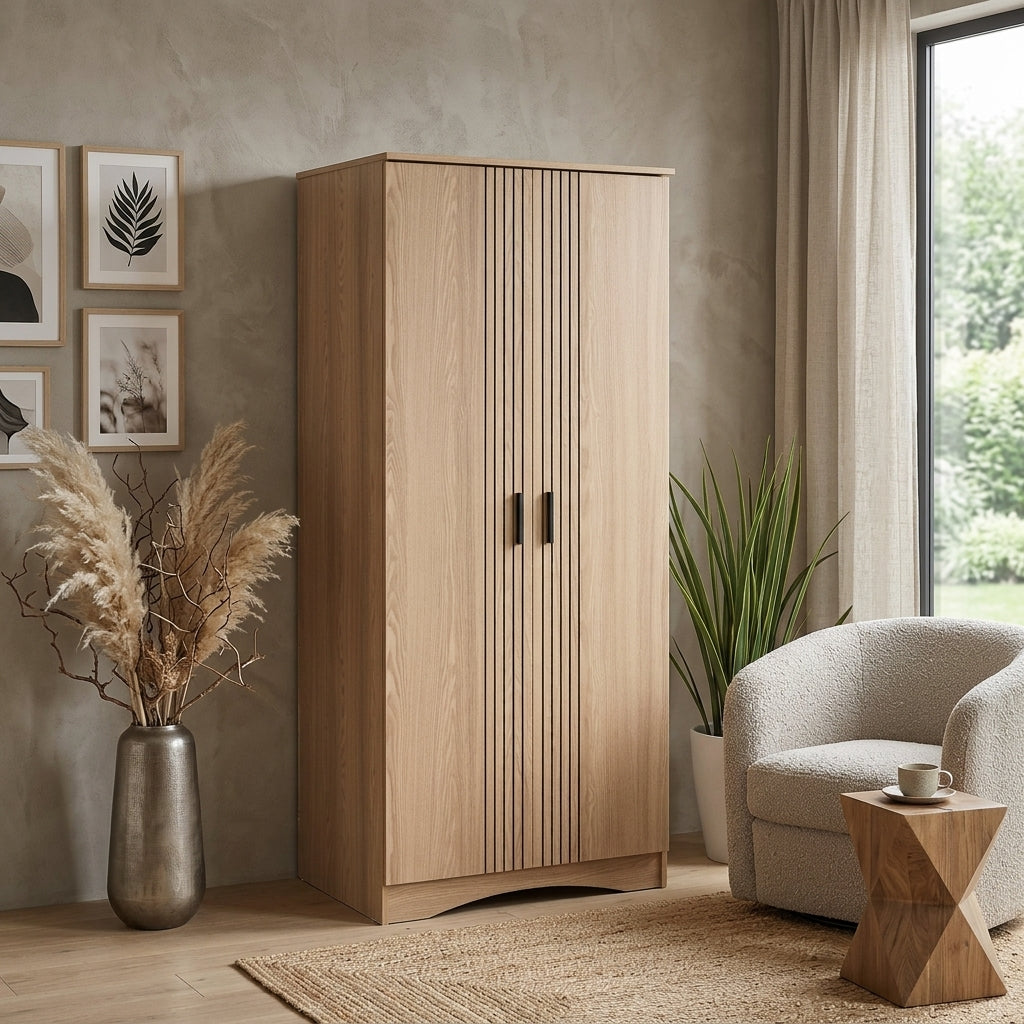 Tessa 2 Door 1 Drawer Double Wardrobe