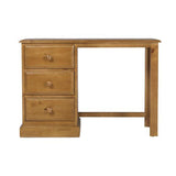Maple 3 Drawer Pedestal Dressing Table