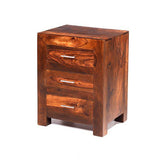 Sequoia 3 Drawer Bedside Table