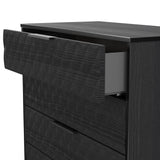 Harlequin 4 Drawer Chest with Black Hairpin Legs