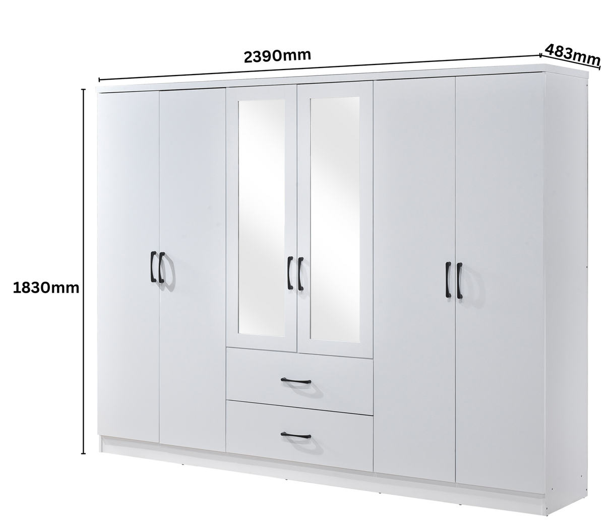 Paddington 7 Drawer Chest 3 Piece Bedroom Set