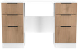 Java 6 Drawer Double Pedestal Desk