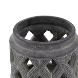 Amalfi Lattice Ceramic Lantern