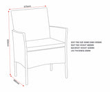 Willow 4 Piece Garden Furniture Set