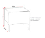 Willow 3 Piece Garden Furniture Set Rattan