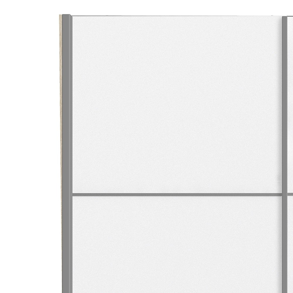 Verona 120cm Sliding Wardrobe with 2 Shelves