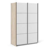 Verona 120cm Sliding Wardrobe with 2 Shelves