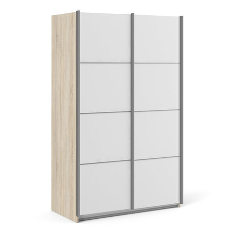 Verona 120cm Sliding Wardrobe with 2 Shelves