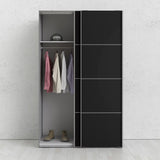 Verona 120cm Sliding Wardrobe with 2 Shelves