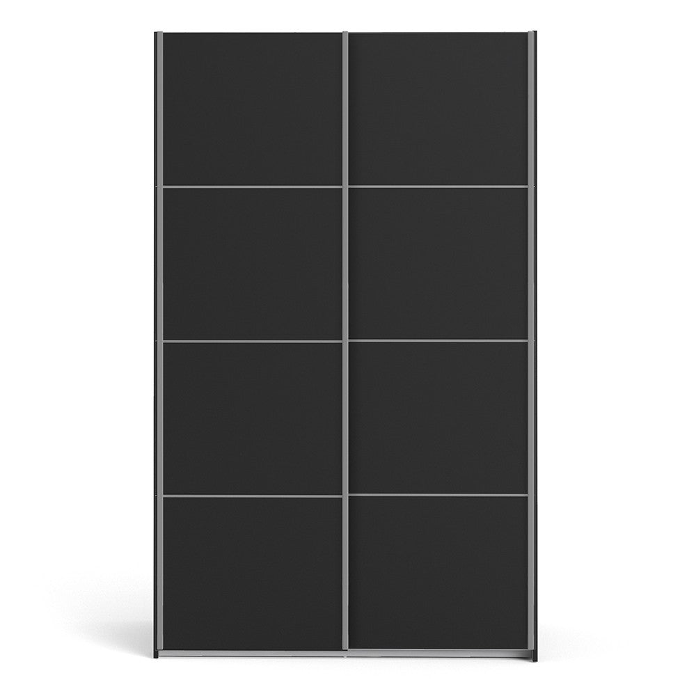 Verona 120cm Sliding Wardrobe with 2 Shelves