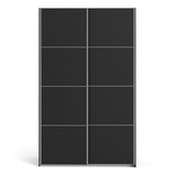 Verona 120cm Sliding Wardrobe with 2 Shelves