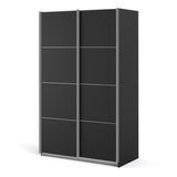 Verona 120cm Sliding Wardrobe with 2 Shelves