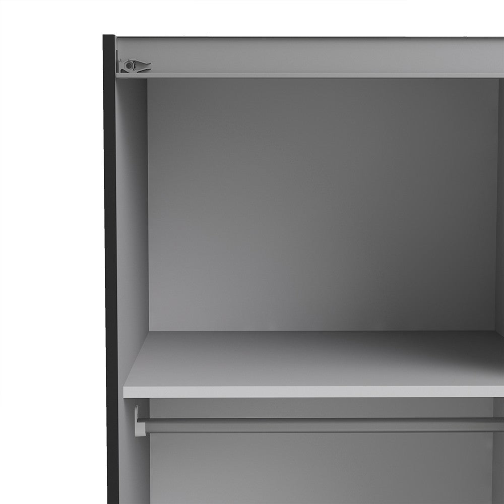 Verona 120cm Sliding Wardrobe with 5 Shelves