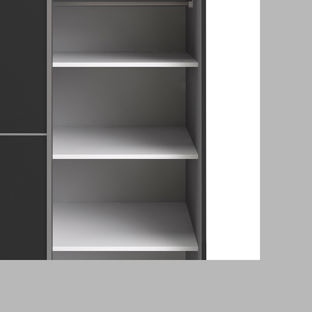 Verona 120cm Sliding Wardrobe with 5 Shelves