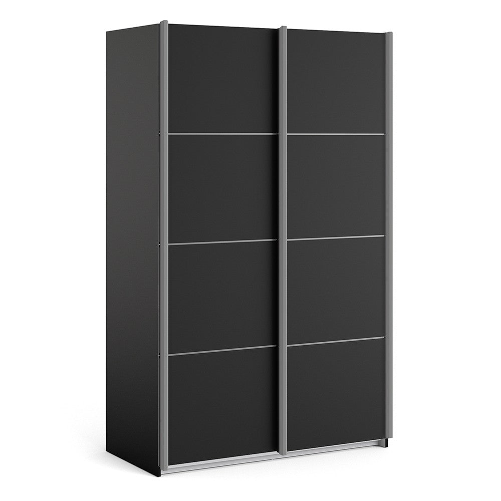 Verona 120cm Sliding Wardrobe with 5 Shelves