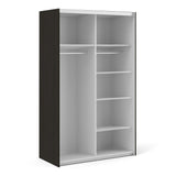 Verona 120cm Sliding Wardrobe with 5 Shelves