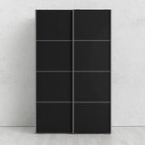 Verona 120cm Sliding Wardrobe with 5 Shelves