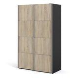 Verona 120cm Sliding Wardrobe with 2 Shelves