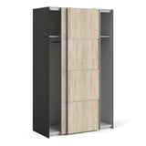 Verona 120cm Sliding Wardrobe with 2 Shelves