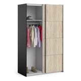 Verona 120cm Sliding Wardrobe with 2 Shelves