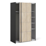 Verona 120cm Sliding Wardrobe with 5 Shelves