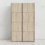 Verona 120cm Sliding Wardrobe with 5 Shelves