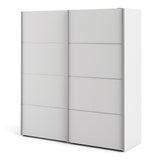 Verona 180cm Sliding Wardrobe with 2 Shelves