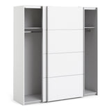 Verona 180cm Sliding Wardrobe with 2 Shelves