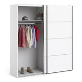 Verona 180cm Sliding Wardrobe with 2 Shelves