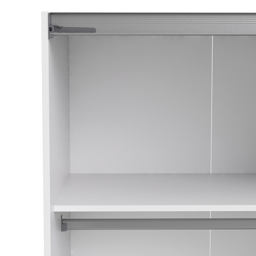 Verona 180cm Sliding Wardrobe with 5 Shelves