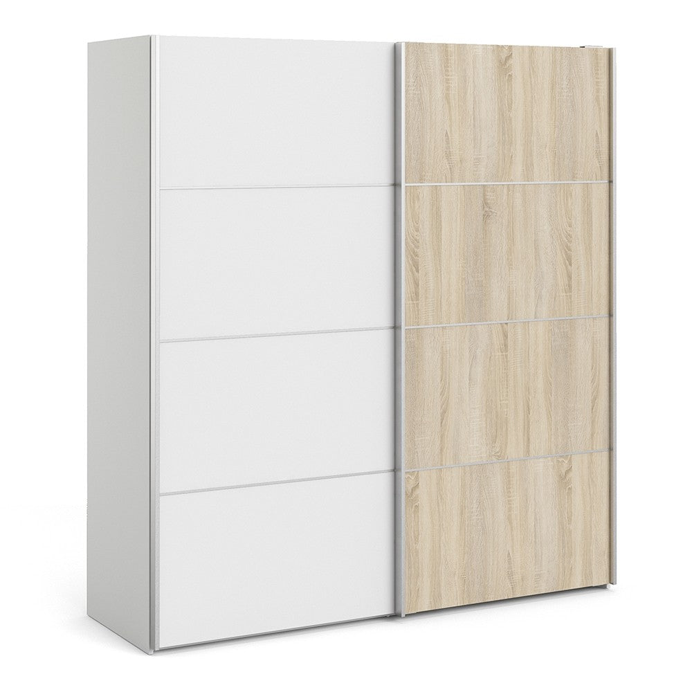 Verona 180cm Sliding Wardrobe with 2 Shelves